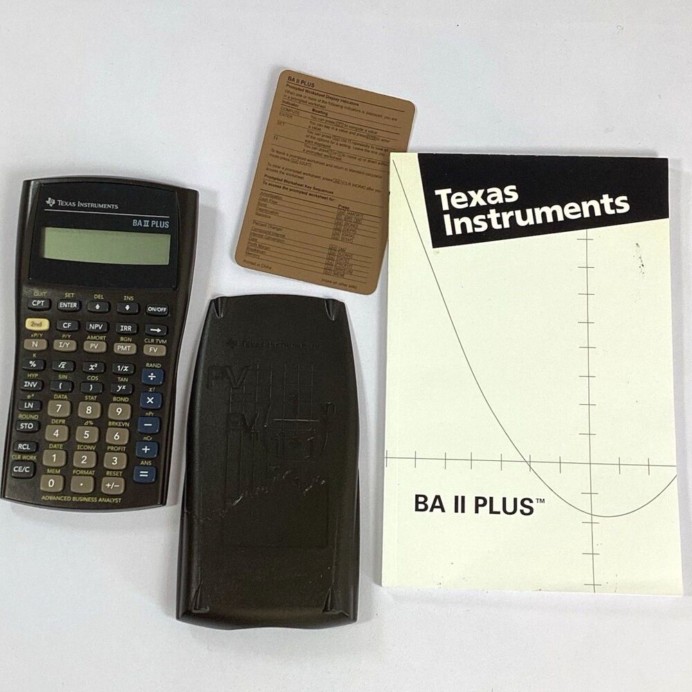 Texas Instruments BA II Plus Professional Calculator Advanced Financial